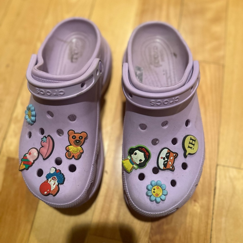 Purple Platform Crocs - Picture 8 of 8